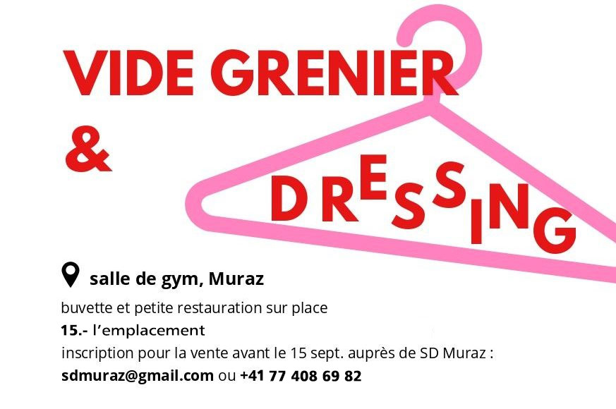 Vide grenier & dressing